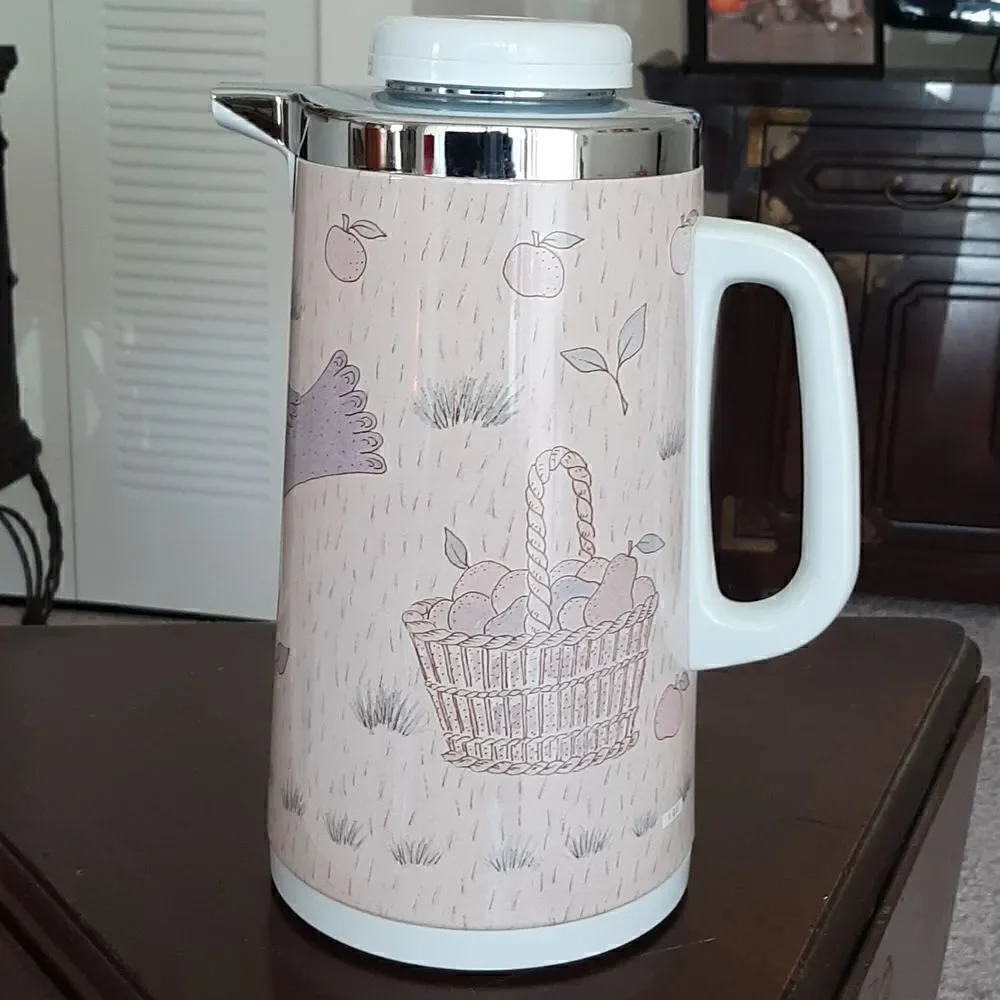 Vintage The Peacock Vacuum Bottle